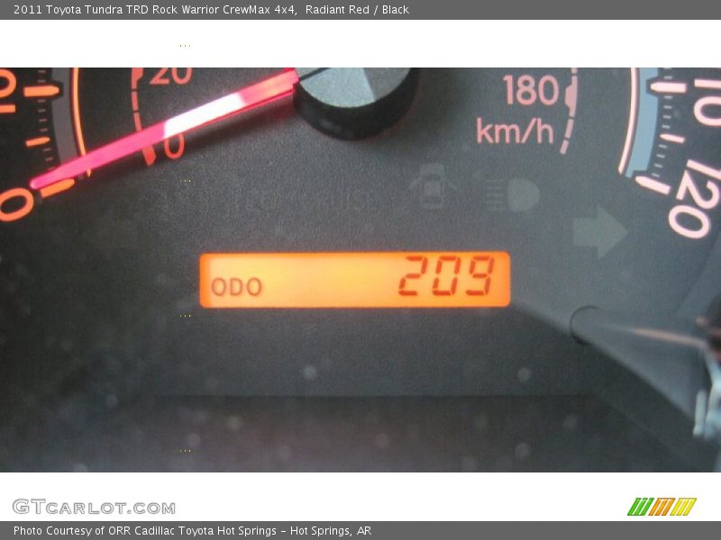 Radiant Red / Black 2011 Toyota Tundra TRD Rock Warrior CrewMax 4x4
