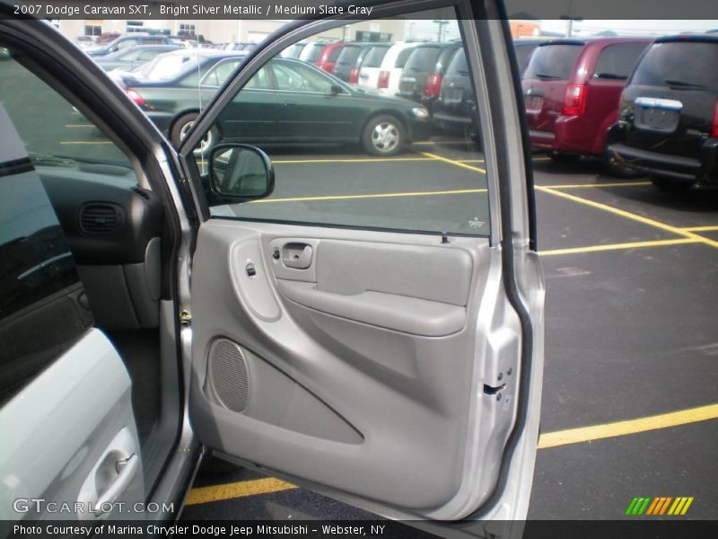 Bright Silver Metallic / Medium Slate Gray 2007 Dodge Caravan SXT