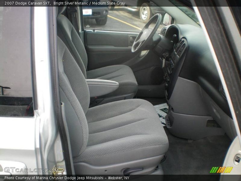 Bright Silver Metallic / Medium Slate Gray 2007 Dodge Caravan SXT
