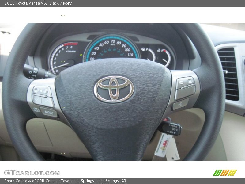 Black / Ivory 2011 Toyota Venza V6