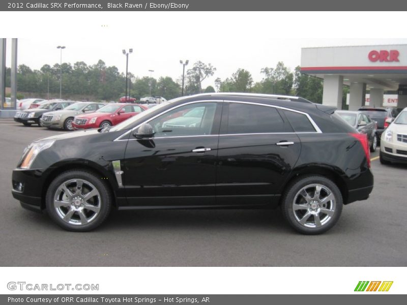 Black Raven / Ebony/Ebony 2012 Cadillac SRX Performance