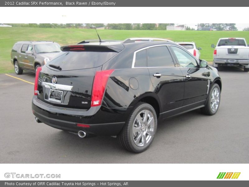 Black Raven / Ebony/Ebony 2012 Cadillac SRX Performance