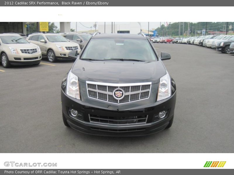 Black Raven / Ebony/Ebony 2012 Cadillac SRX Performance