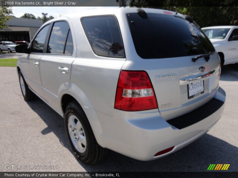 Bright Silver / Gray 2008 Kia Sorento LX