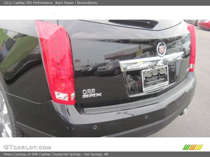 Black Raven / Ebony/Ebony 2012 Cadillac SRX Performance