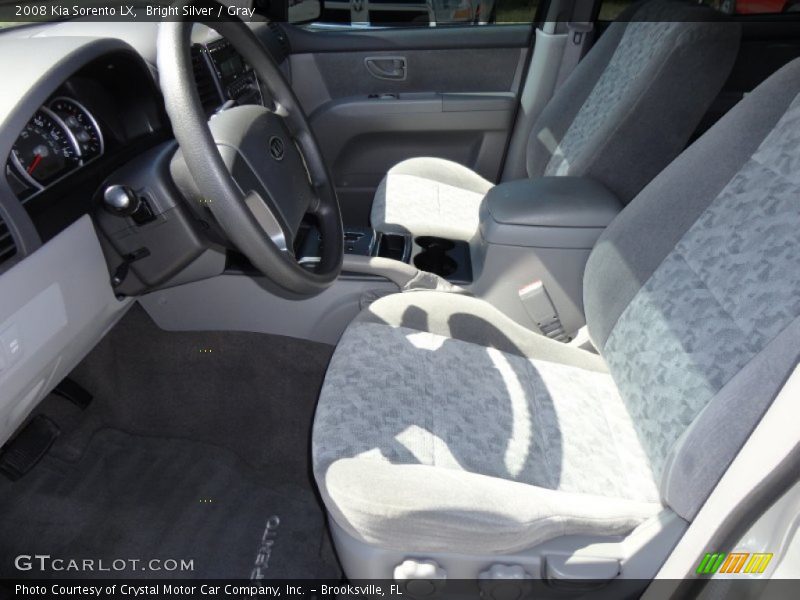 Bright Silver / Gray 2008 Kia Sorento LX