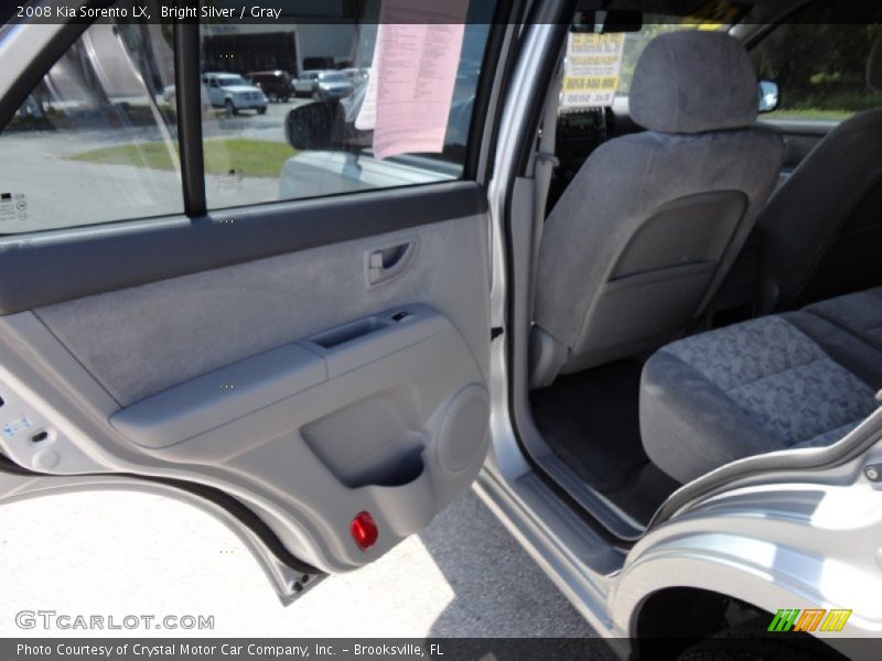 Bright Silver / Gray 2008 Kia Sorento LX