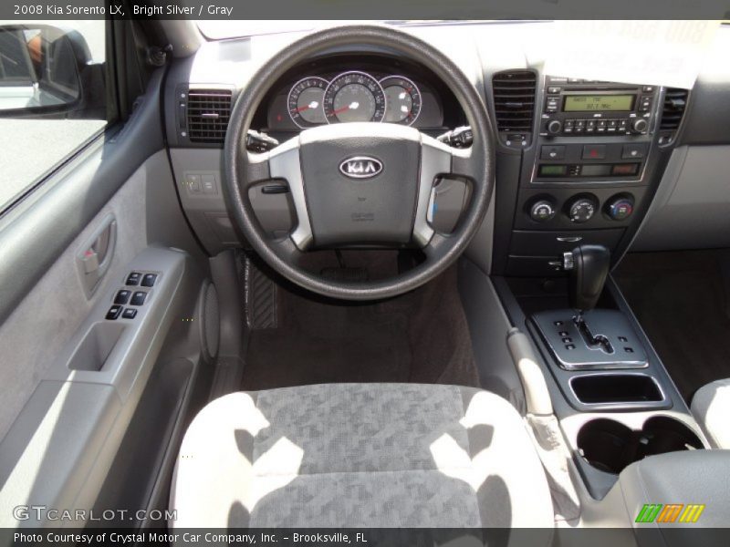 Bright Silver / Gray 2008 Kia Sorento LX