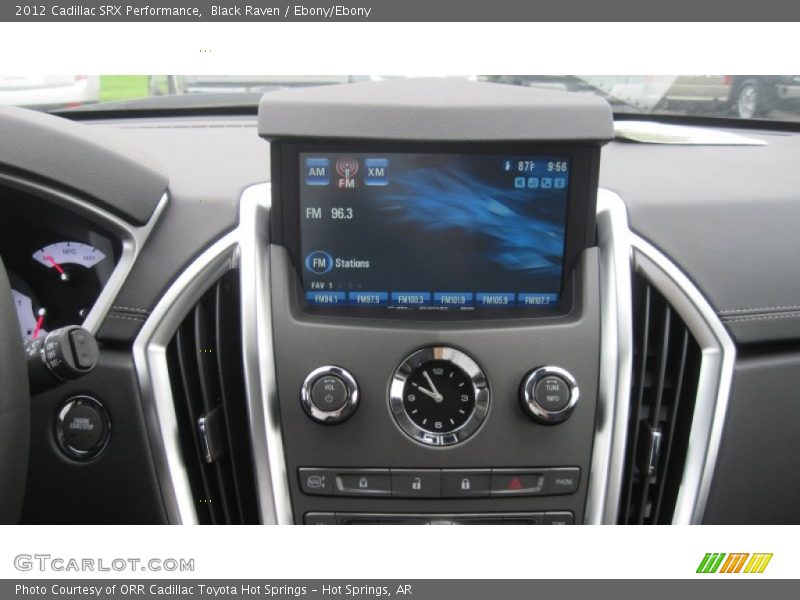 Black Raven / Ebony/Ebony 2012 Cadillac SRX Performance