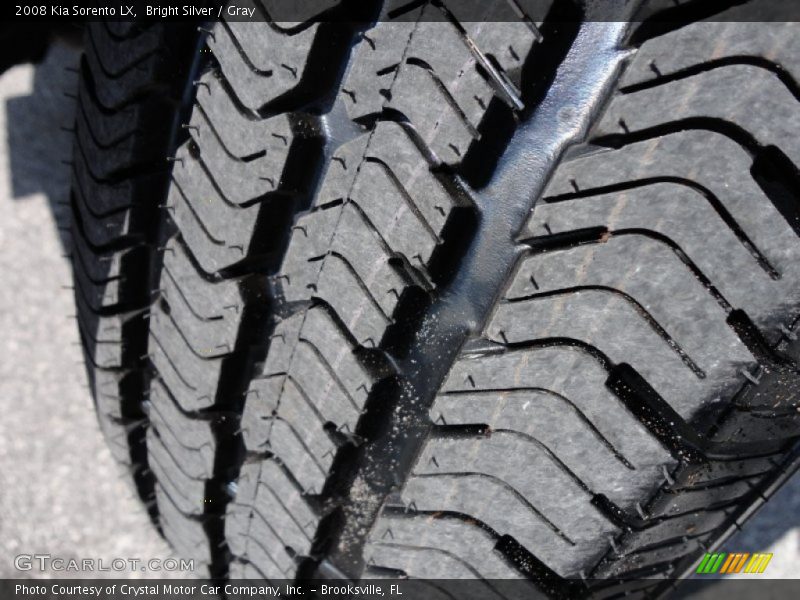 Bright Silver / Gray 2008 Kia Sorento LX