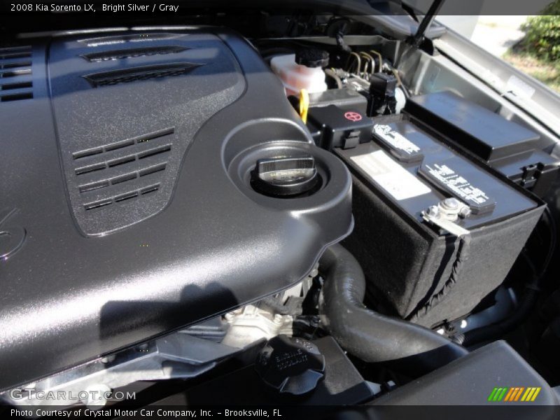 Bright Silver / Gray 2008 Kia Sorento LX