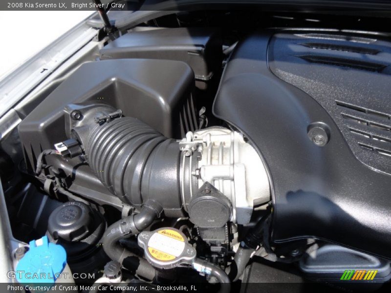 Bright Silver / Gray 2008 Kia Sorento LX