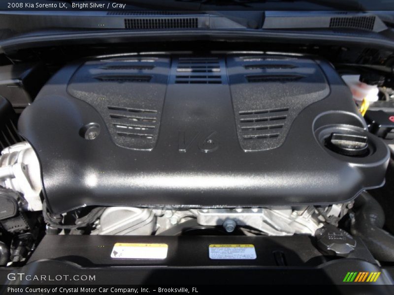 Bright Silver / Gray 2008 Kia Sorento LX