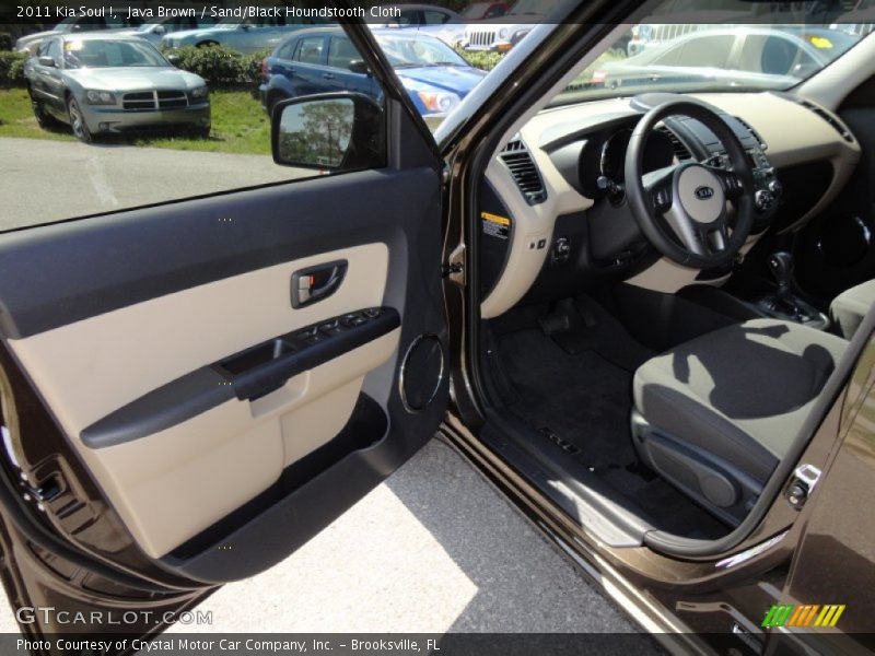 Java Brown / Sand/Black Houndstooth Cloth 2011 Kia Soul !