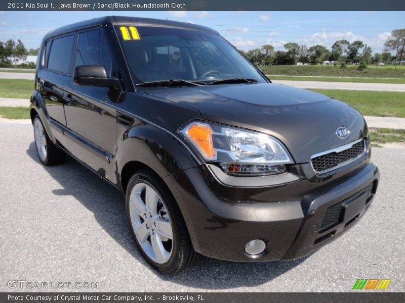 Java Brown / Sand/Black Houndstooth Cloth 2011 Kia Soul !