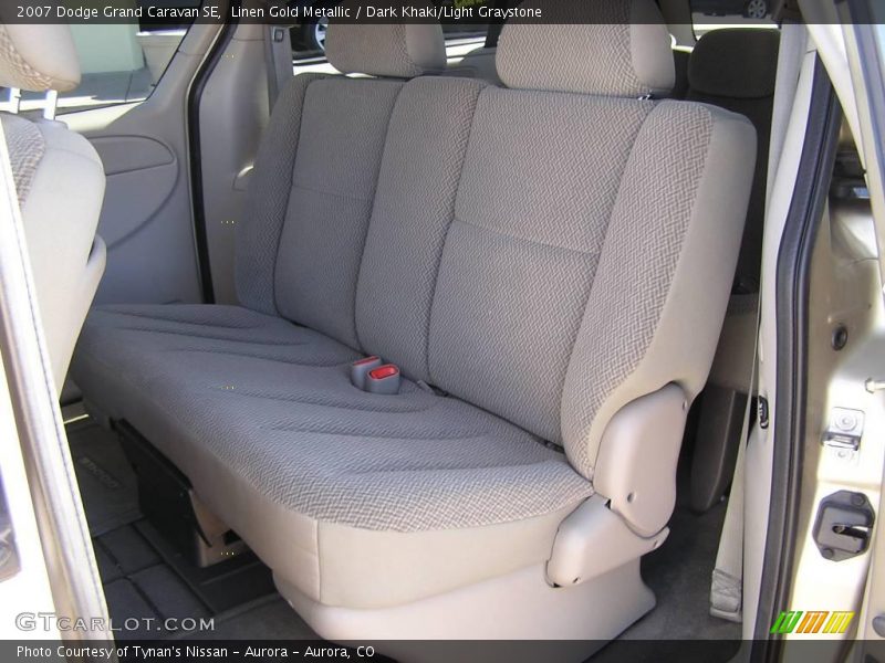 Linen Gold Metallic / Dark Khaki/Light Graystone 2007 Dodge Grand Caravan SE
