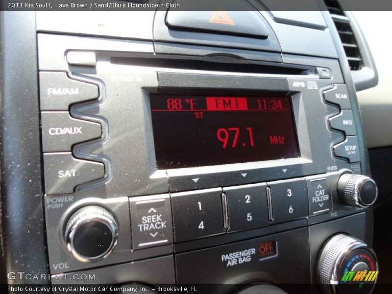 Java Brown / Sand/Black Houndstooth Cloth 2011 Kia Soul !