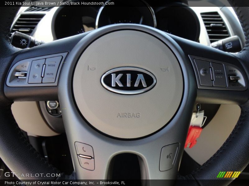 Java Brown / Sand/Black Houndstooth Cloth 2011 Kia Soul !
