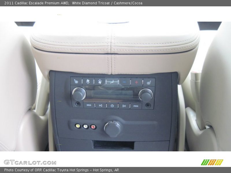 White Diamond Tricoat / Cashmere/Cocoa 2011 Cadillac Escalade Premium AWD