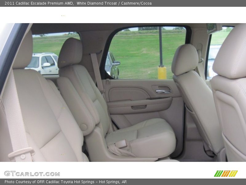 White Diamond Tricoat / Cashmere/Cocoa 2011 Cadillac Escalade Premium AWD