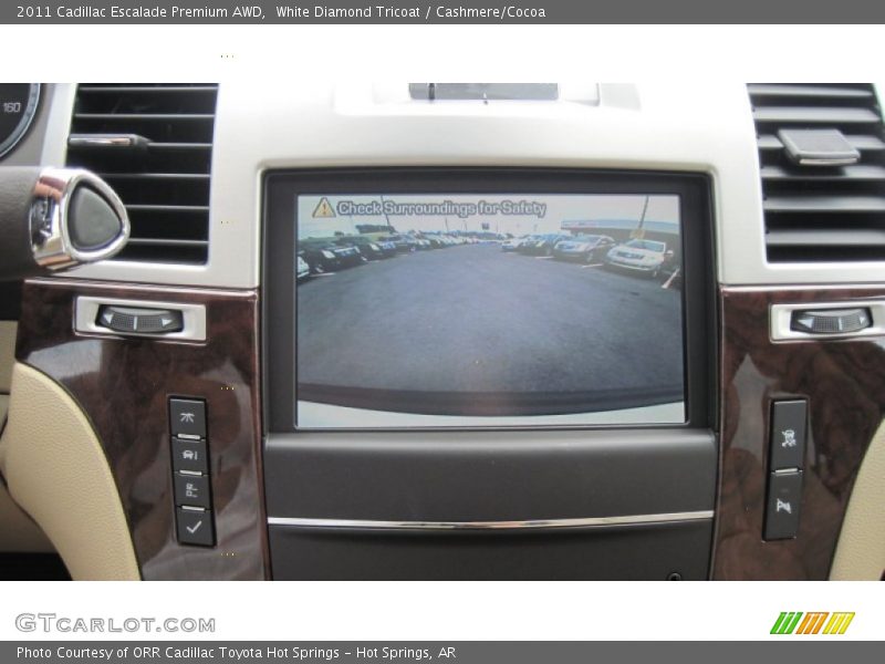 White Diamond Tricoat / Cashmere/Cocoa 2011 Cadillac Escalade Premium AWD