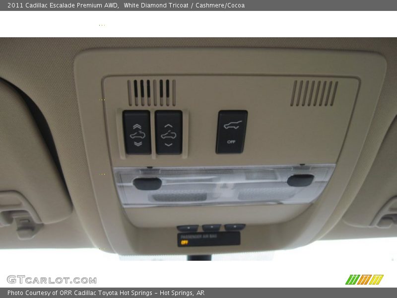 White Diamond Tricoat / Cashmere/Cocoa 2011 Cadillac Escalade Premium AWD