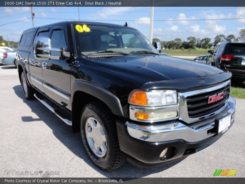 Onyx Black / Neutral 2006 GMC Sierra 1500 Z71 Crew Cab 4x4