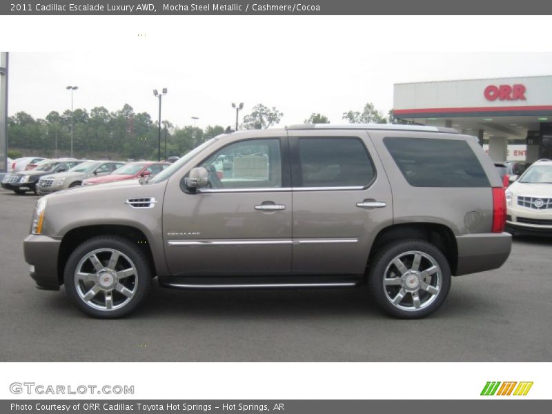 Mocha Steel Metallic / Cashmere/Cocoa 2011 Cadillac Escalade Luxury AWD