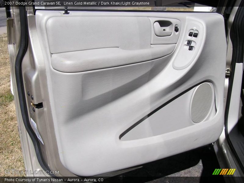 Linen Gold Metallic / Dark Khaki/Light Graystone 2007 Dodge Grand Caravan SE
