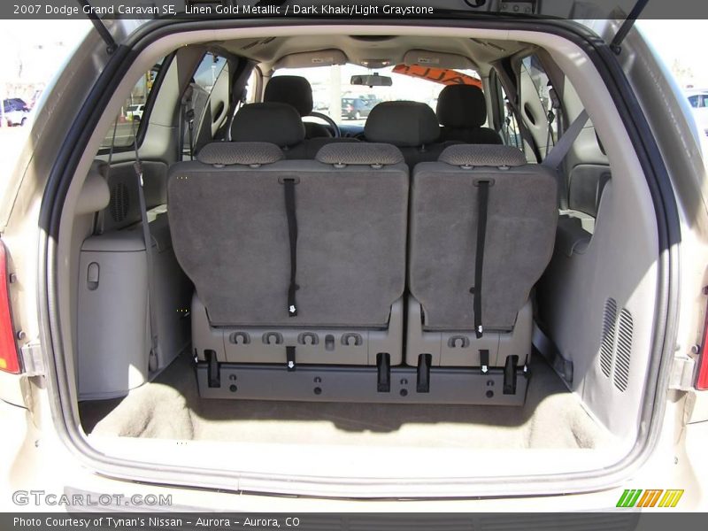 Linen Gold Metallic / Dark Khaki/Light Graystone 2007 Dodge Grand Caravan SE