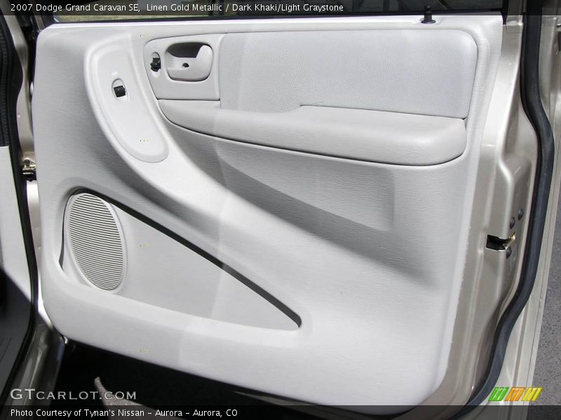 Linen Gold Metallic / Dark Khaki/Light Graystone 2007 Dodge Grand Caravan SE