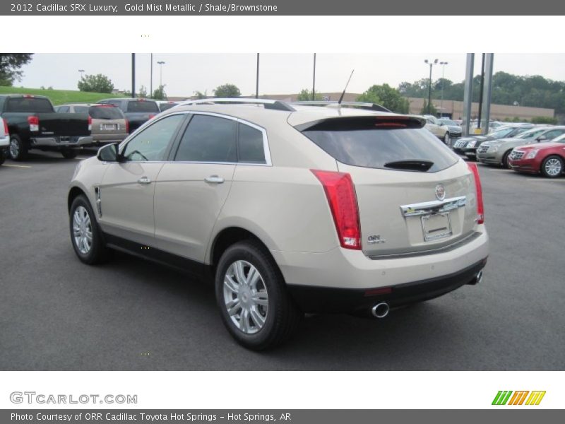 Gold Mist Metallic / Shale/Brownstone 2012 Cadillac SRX Luxury