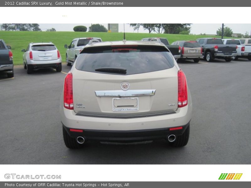 Gold Mist Metallic / Shale/Brownstone 2012 Cadillac SRX Luxury