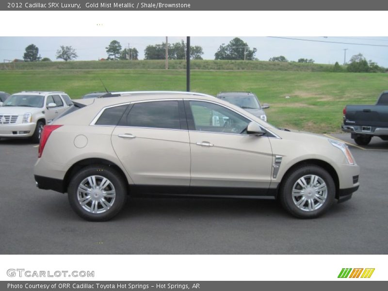 Gold Mist Metallic / Shale/Brownstone 2012 Cadillac SRX Luxury