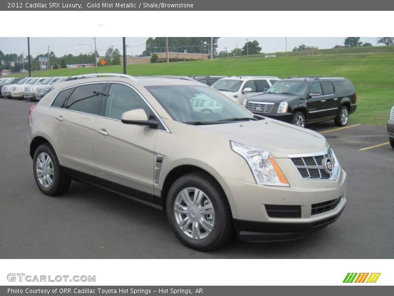 Gold Mist Metallic / Shale/Brownstone 2012 Cadillac SRX Luxury