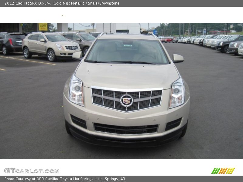 Gold Mist Metallic / Shale/Brownstone 2012 Cadillac SRX Luxury