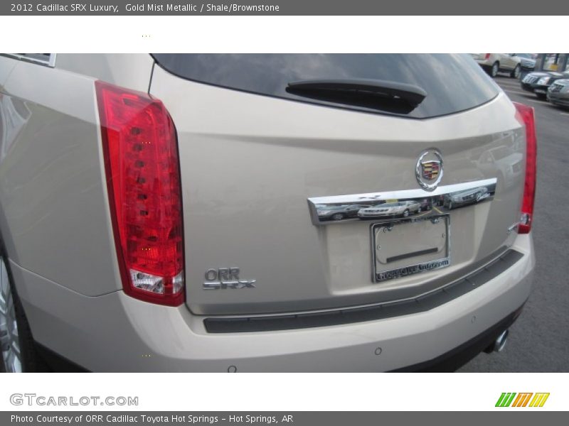 Gold Mist Metallic / Shale/Brownstone 2012 Cadillac SRX Luxury
