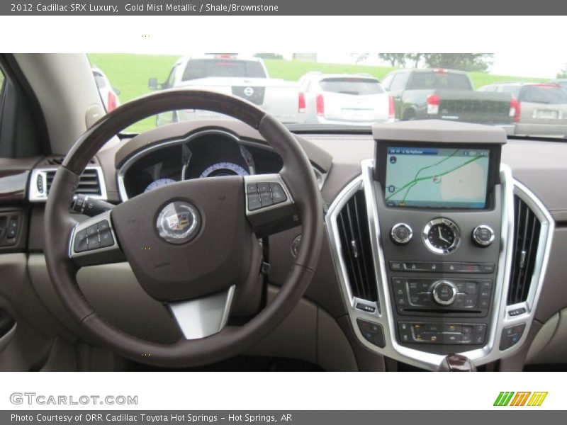Gold Mist Metallic / Shale/Brownstone 2012 Cadillac SRX Luxury