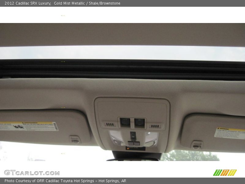 Gold Mist Metallic / Shale/Brownstone 2012 Cadillac SRX Luxury