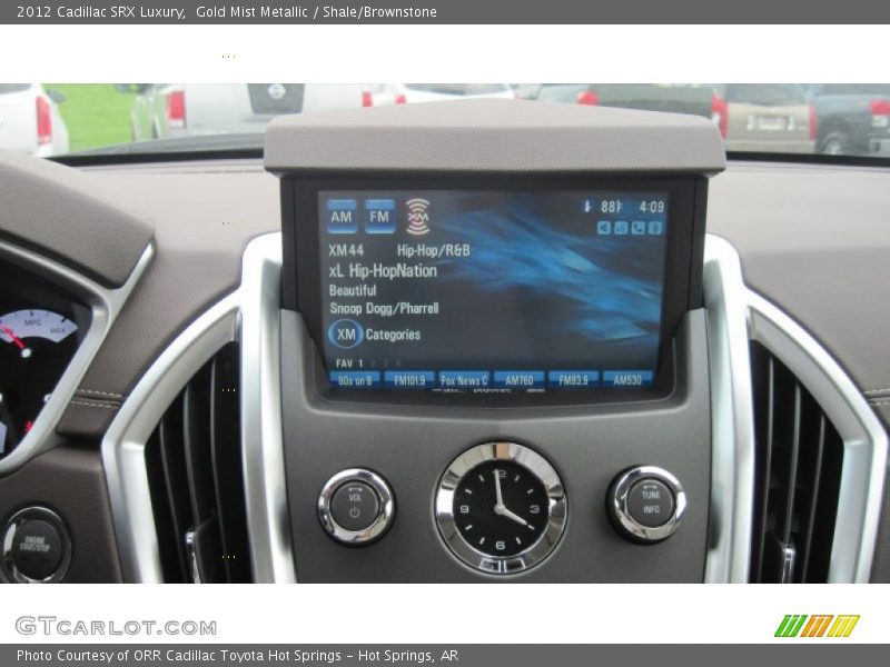 Gold Mist Metallic / Shale/Brownstone 2012 Cadillac SRX Luxury