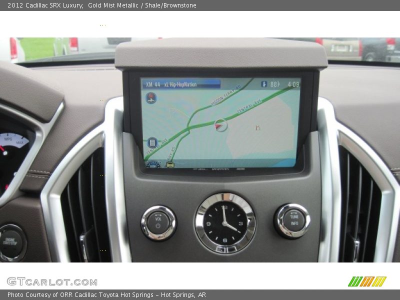 Gold Mist Metallic / Shale/Brownstone 2012 Cadillac SRX Luxury