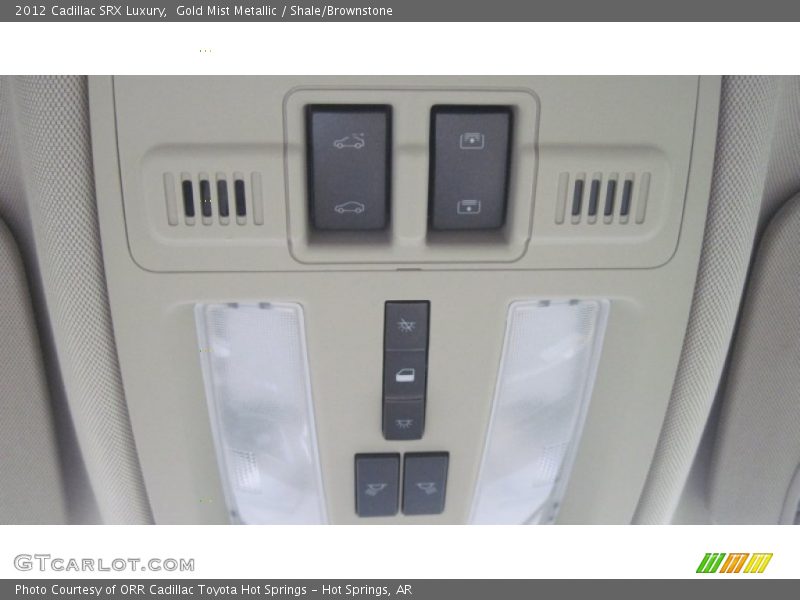 Gold Mist Metallic / Shale/Brownstone 2012 Cadillac SRX Luxury