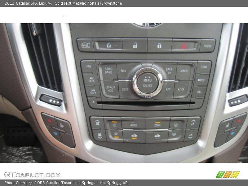Gold Mist Metallic / Shale/Brownstone 2012 Cadillac SRX Luxury
