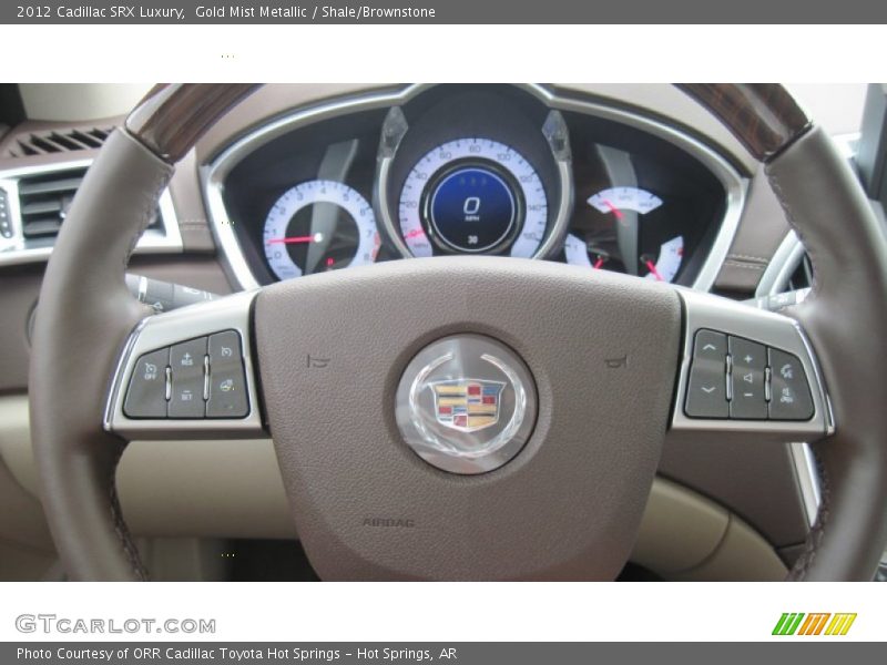 Gold Mist Metallic / Shale/Brownstone 2012 Cadillac SRX Luxury