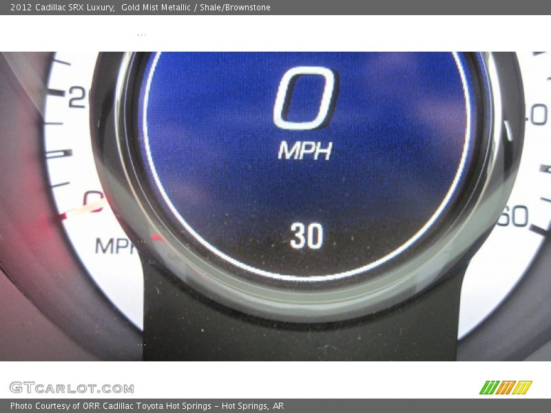 Gold Mist Metallic / Shale/Brownstone 2012 Cadillac SRX Luxury