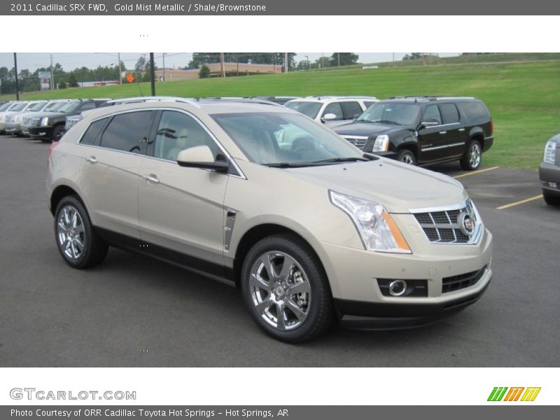 Gold Mist Metallic / Shale/Brownstone 2011 Cadillac SRX FWD