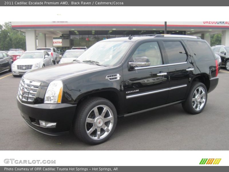 Black Raven / Cashmere/Cocoa 2011 Cadillac Escalade Premium AWD