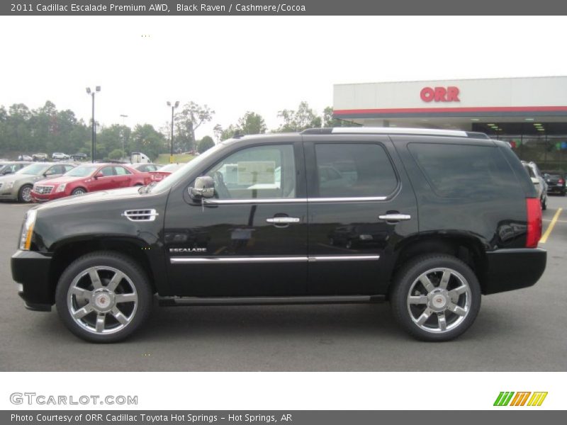 Black Raven / Cashmere/Cocoa 2011 Cadillac Escalade Premium AWD