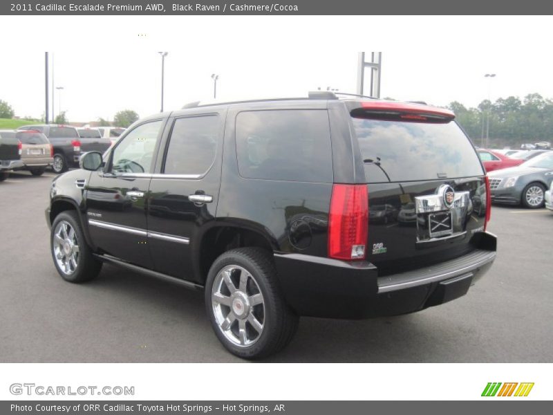 Black Raven / Cashmere/Cocoa 2011 Cadillac Escalade Premium AWD