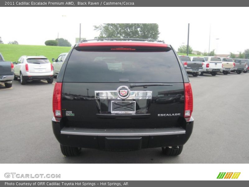 Black Raven / Cashmere/Cocoa 2011 Cadillac Escalade Premium AWD